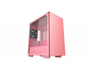 DEEPCOOL -MACUBE 110 PKRD- Micro-ATX Case, with Side-Window (Tempered Glass Side Panel) Magnetic, without PSU, Tool-less, Pre-installed: Rear 1x120mm DC fan, 2xUSB3.0, 1xAudio, Adjustable GPU holder, Push-pin SSD holder, Pink